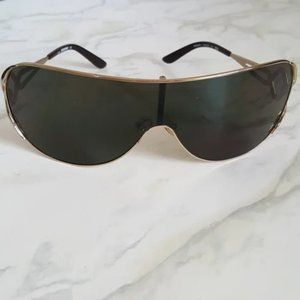 VINTAGE Missoni Gold Metal Frame Oversized Women's Sunglasses